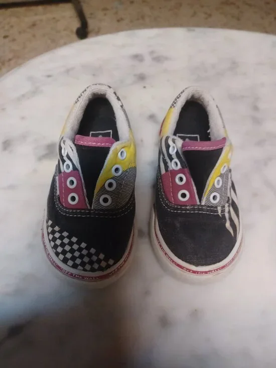 Vans' Toddler Sneakers Lace-Up SZ 6 Multi-Color - Picture 2 of 4